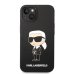 Karl Lagerfeld Liquid Silicone Ikonik NFT Защитный чехол для iPhone 14 Plus / чёрный