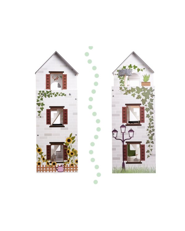 Lulilo Деревянный Кукольный дом Floro Boho 70cm