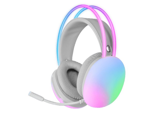 Mars Gaming MH-GLOW RGB Chroma Flow Игровые наушники 3.5mm / USB