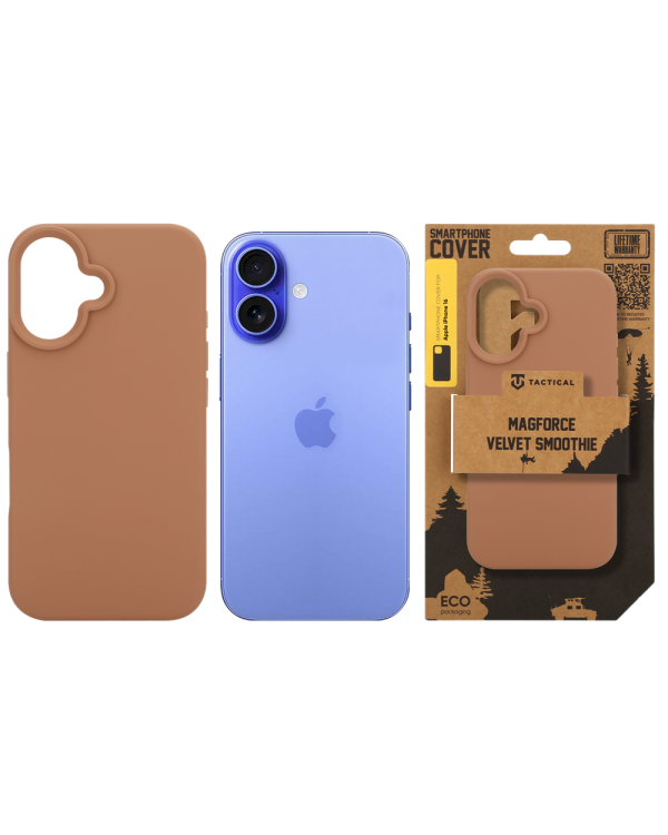 Tactical MagForce Velvet Smoothie Cover Защитный чехол для Apple iPhone 16 / Moucha Moose