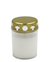 Candela Могильная Свеча С Крышкой White