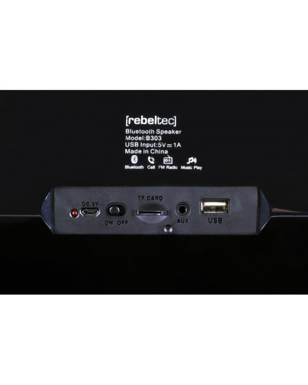 Rebeltec SoundBox 400 Bluetooth Колонка с Micro SD / Radio / Aux / 3600 mAh / 20W