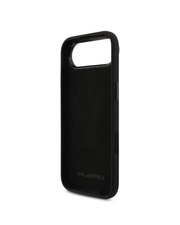 Дополнительное изображение книги «Karl Lagerfeld Liquid Silicone Metal Ikonik Case Защитный чехол для iPhone Air / чёрный»