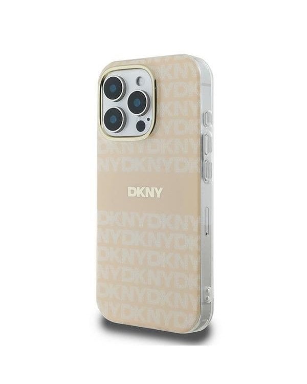 DKNY Repeat Texture Pattern With Stripe Защитный Чехол для Apple iPhone 16 Pro Max