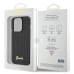 Guess PU Disco Script Metal Case Защитный Чехол для Apple iPhone 15