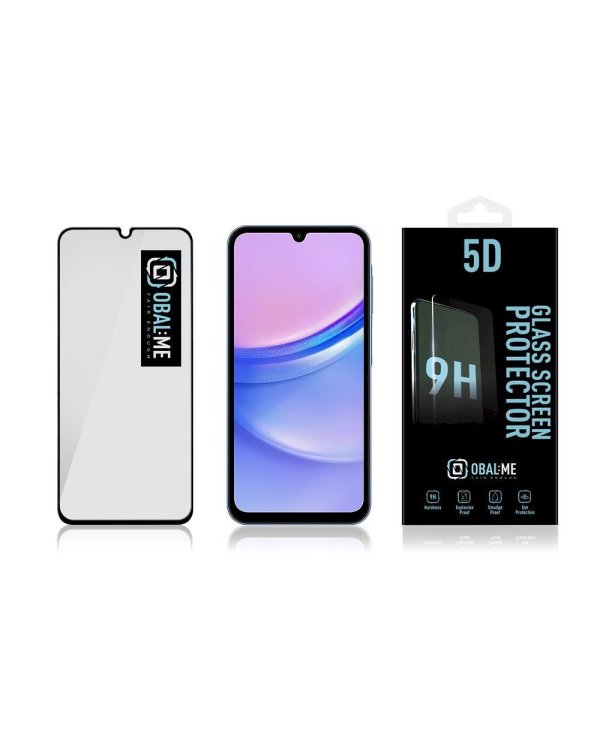 Дополнительное изображение книги «OBAL:ME 5D Glass Screen Protector Защитное стекло для Samsung Galaxy A15 4G/5G / чёрный»