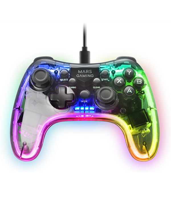 Mars Gaming MGP-C Игровой контролёр RGB / USB-C / X-input & D-input