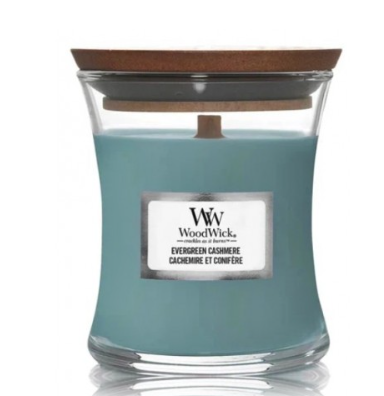 Woodwick Evergreen Cashmere Aроматическая свеча 275 g