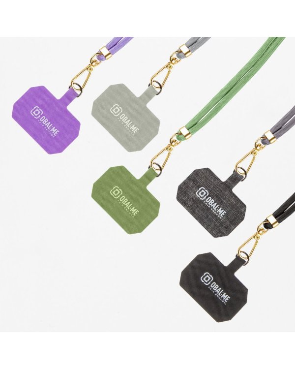 OBAL:ME NeckTag Allure Rope Ремешок на шею для телефонов / тёмно серый