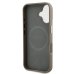 Guess PU Grained Triangle Logo MagSafe Case Защитный чехол для iPhone 16 / коричневый