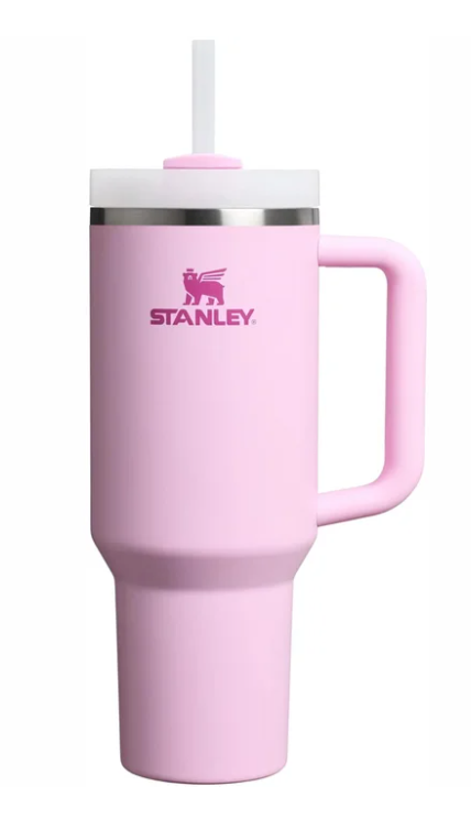 Stanley Quencher H2.O FlowState Термокружка с соломинкой 1.18L Cherry Blossom