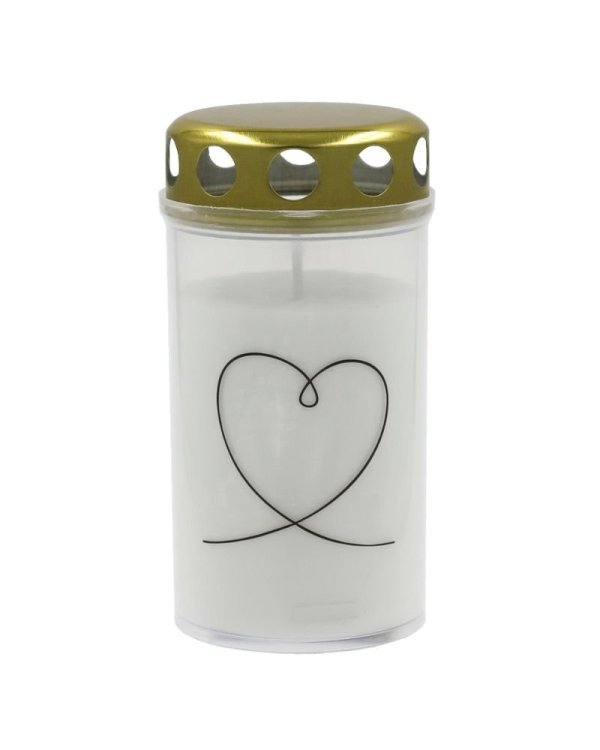 Candela Свеча могильная с колпачком 5,6x11,5см время горения 40h