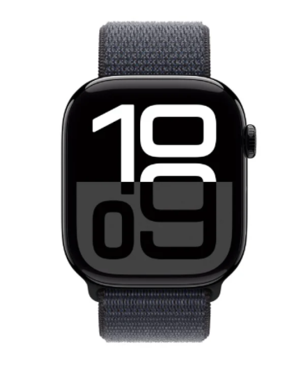 Дополнительное изображение книги «Apple Watch Series 10 Умные Часы 42 mm / GPS / Jet Black Aluminum / Ink Sport Loop»