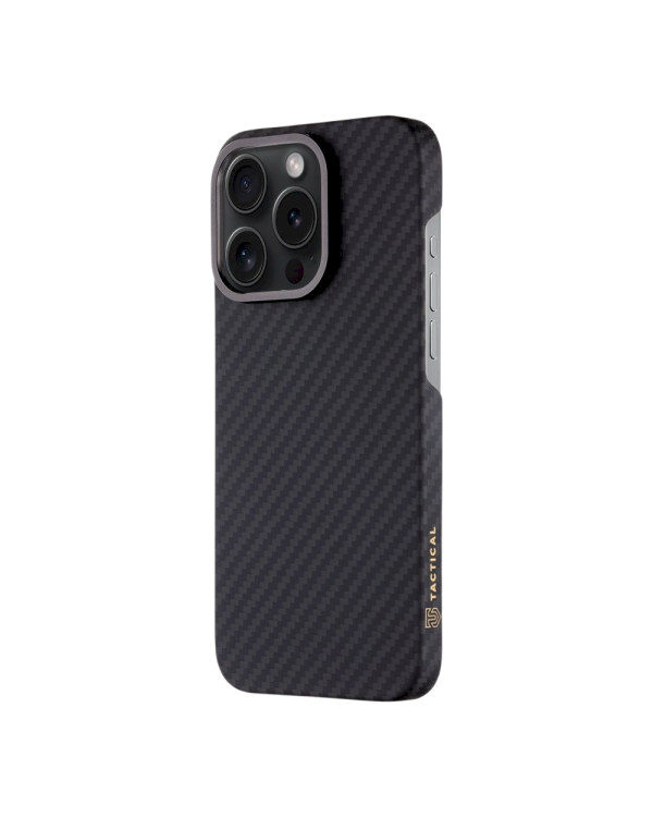 Tactical MagForce Aramid Cover Защитный чехол для Apple iPhone 15 Pro / чёрный