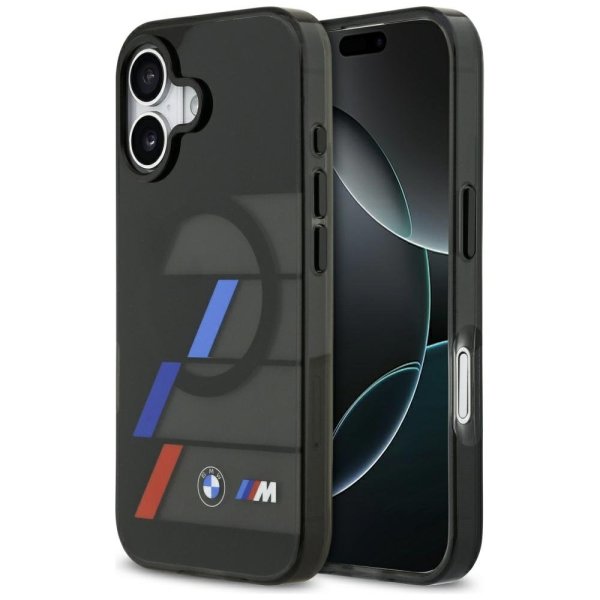 BMW M IML Metal Buttons Tricolor Lines MagSafe Case Защитный Чехол для Apple iPhone 17