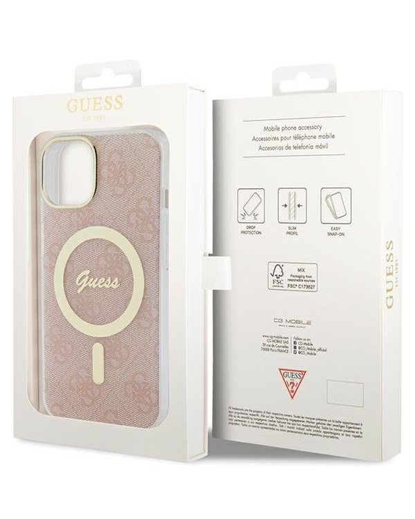 Guess GUHMP15SH4STP Чехол для Apple iPhone 15 / 14 / 13