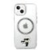 Karl Lagerfeld IML Karl and Choupette MagSafe Защитный чехол для iPhone 13 / прозрачный