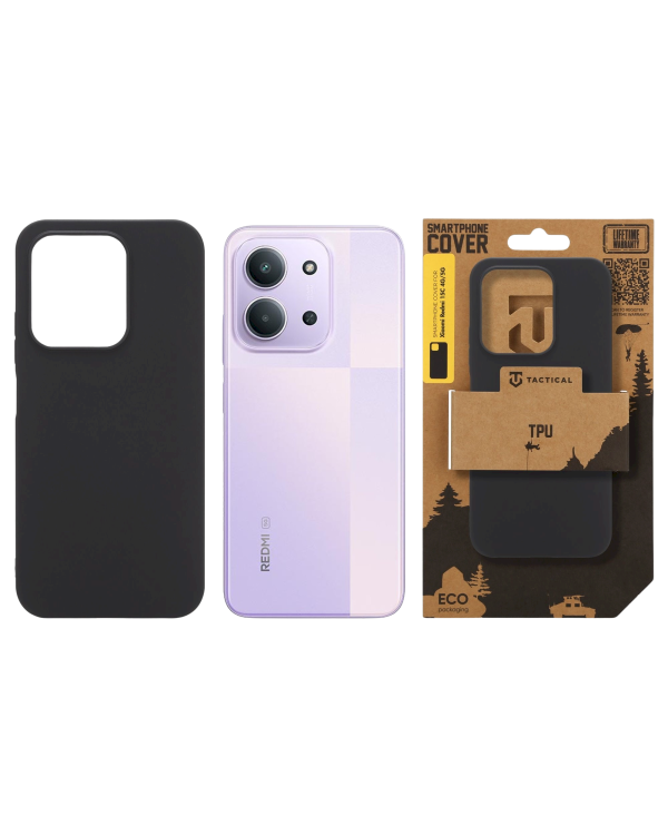 Tactical TPU Cover Защитный чехол для Xiaomi Redmi 15C 4G/5G / чёрный