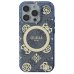 Guess IML Peony On 4G Background MagSafe Защитный Чехол для Apple iPhone 16 Pro Max