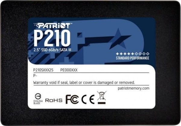 Patriot P210 SSD Диск 128GB / SATA3 / 2.5inch