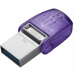 Kingston 128GB microDuo 3C USB Type-A + USB Type-C Флеш Память