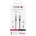 Swissten Audio Adapter Textile Aудио адаптер USB-C - 3.5mm Kабель 1.5m