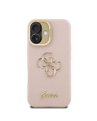 Guess PU Grained 4G Logo Stand Camera Frame Case Чехол для Apple iPhone 16