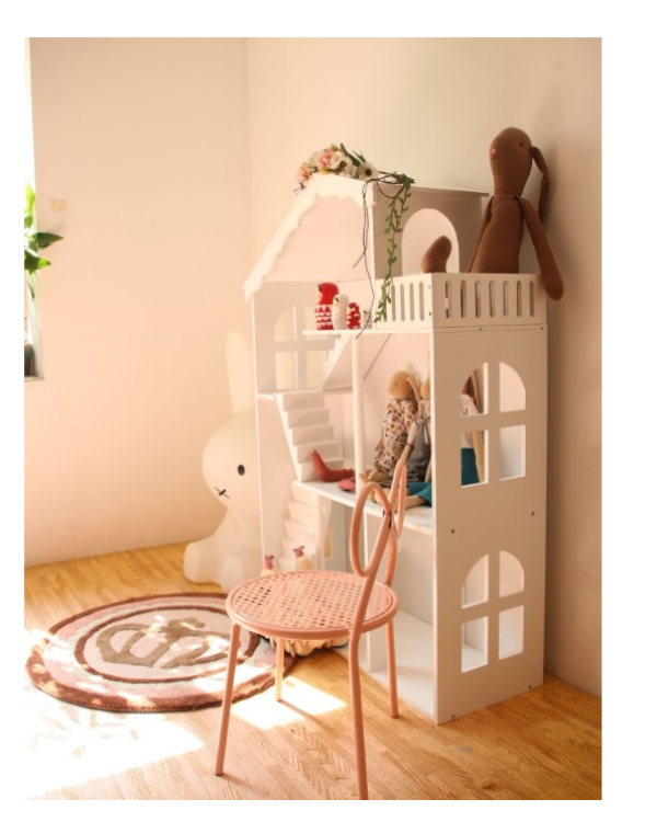 LULILO Деревянный Трёхэтажный Кукольный домик 116cm