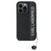 Обложка книги «Karl Lagerfeld PU Saffiano Rhinestone Charm Case Защитный чехол для iPhone 15 Pro / чёрный»