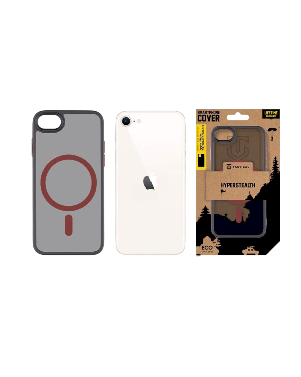 Дополнительное изображение книги «Tactical MagForce Hyperstealth 2.0 Защитный чехол для iPhone 7/8/SE2020/SE2022 / чёрный/красный»