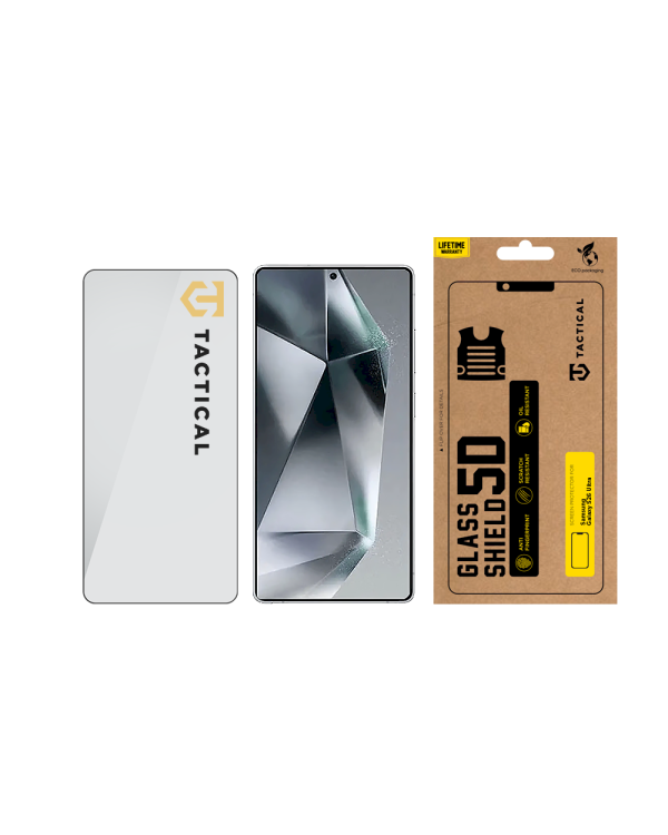 Tactical Glass Shield 5D Защитное стекло для Samsung Galaxy S26 Ultra / чёрный