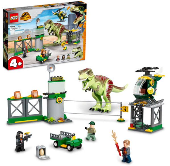 Обложка книги «LEGO 76944 T. Rex Dinosaur Breakout Конструктор»