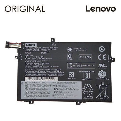 Оригинальная аккумуляторная батарея 01AV463 для портативного компьютера Lenovo 3880mAh