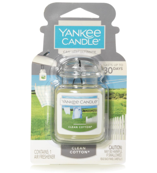 Yankee Candle Car Jar Ultimate Clean Cotton Ароматизатор 24 g