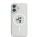 Karl Lagerfeld IML Glitter Karl and Choupette MagSafe Case Защитный чехол для iPhone 16 / прозрачный