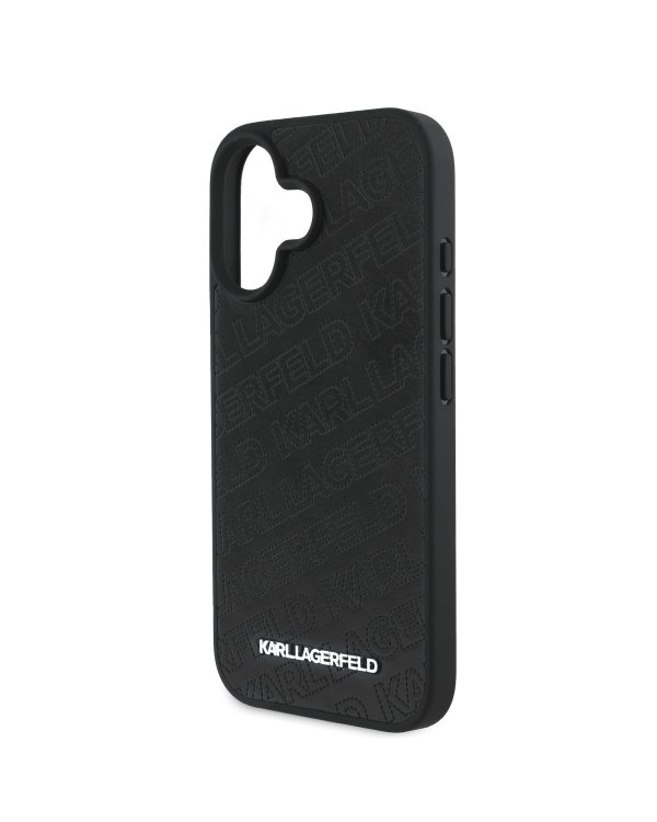 Дополнительное изображение книги «Karl Lagerfeld PU Quilted Pattern Case Защитный чехол для iPhone 16 / чёрный»