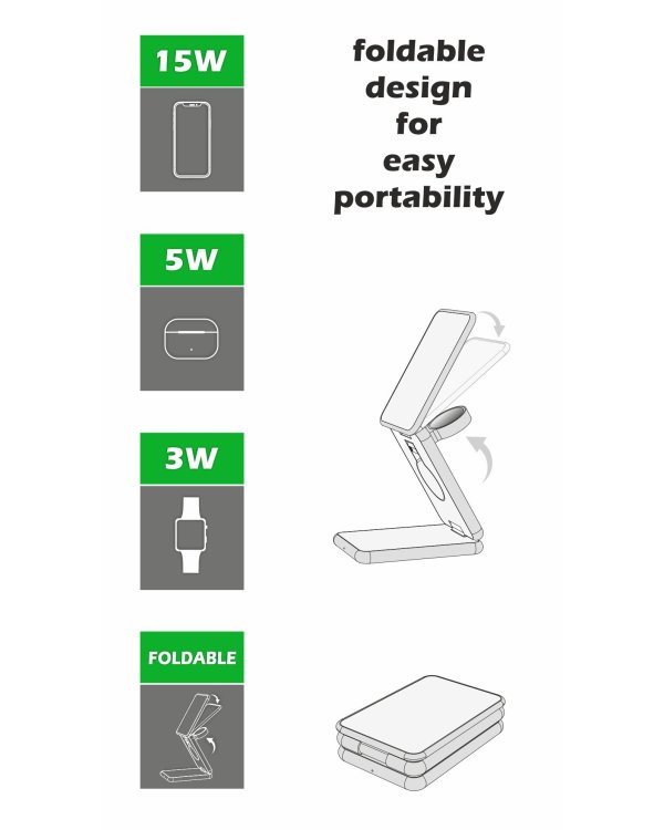 Swissten AL1 Беспроводное алюминиевое зарядное устройство (Cовместимо с MagSafe)
