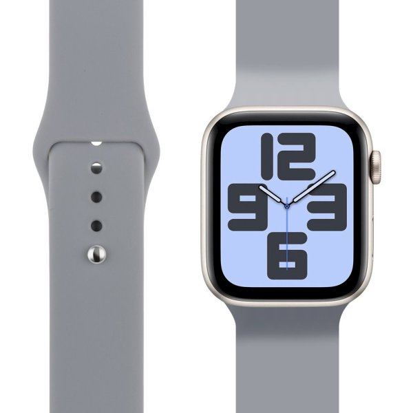 OBAL:ME Silicone Strap Ремешок для часов Apple Watch 42-49mm M-L / серый