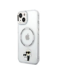 Karl Lagerfeld IML Karl and Choupette MagSafe Case Защитный чехол для iPhone 15 / прозрачный