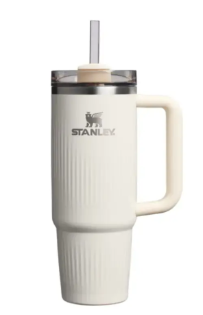 Stanley The Quencher H2.0 Термокружка с трубочкой 0.89 L Glossy cream