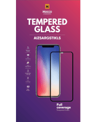 Mocco Full Face / Full Glue Tempered Glass Защитное стекло для экрана Motorola Moto E22i / Huawei Honor X6 Черное