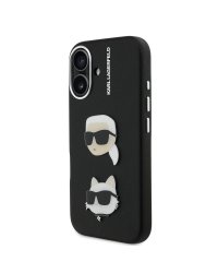 Karl Lagerfeld Grained PU K&CH Heads Case Чехол для Apple iPhone 16