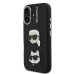 Karl Lagerfeld Grained PU K&CH Heads Case Чехол для Apple iPhone 16