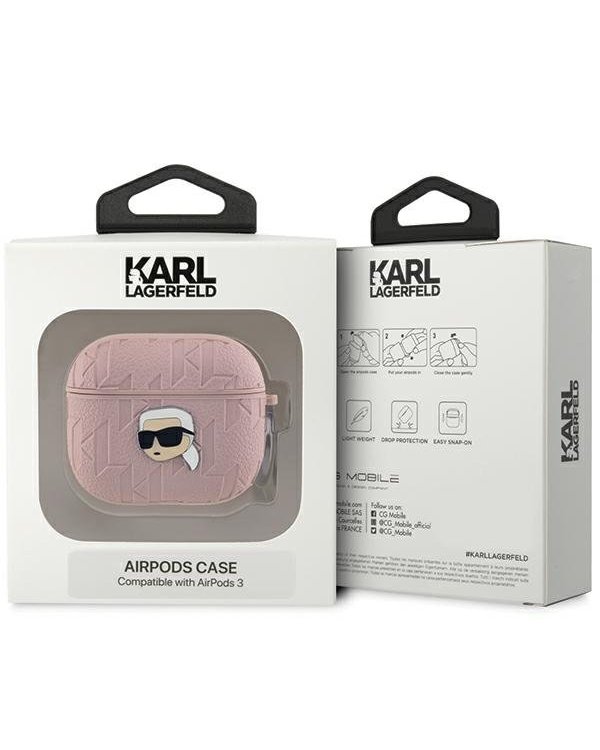 Karl Lagerfeld KLA3PGKIPP Чехол для Apple AirPods 3