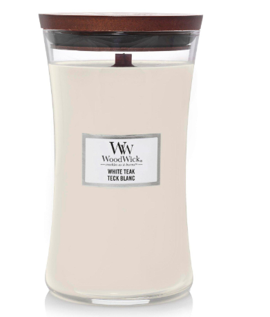 Woodwick White Teak Свеча 610g