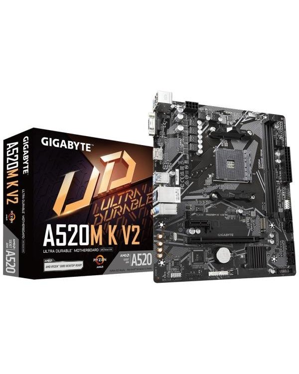 Gigabyte A520M K V2 Материнская плата Micro ATX / AMD AM4 / A520 / DDR4