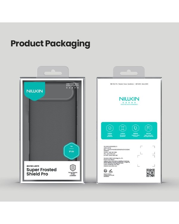 Nillkin Super Frosted PRO Back Cover Чехол для Apple iPhone 17 Air