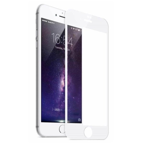 Mocco Full Face / Full Glue Tempered Glass Coveraged with Frame Защитное стекло для экрана Apple iPhone 7 Plus / 8 Plus Белое