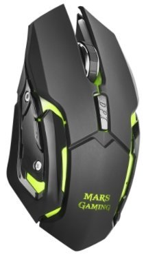 Mars Gaming MMW Беспроводная игровая мышь с Дополнительными кнопками / RGB / 3200 DPI
