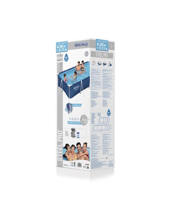 Bestway 56424 Каркасный бассейн 400 x 211 x 81cm